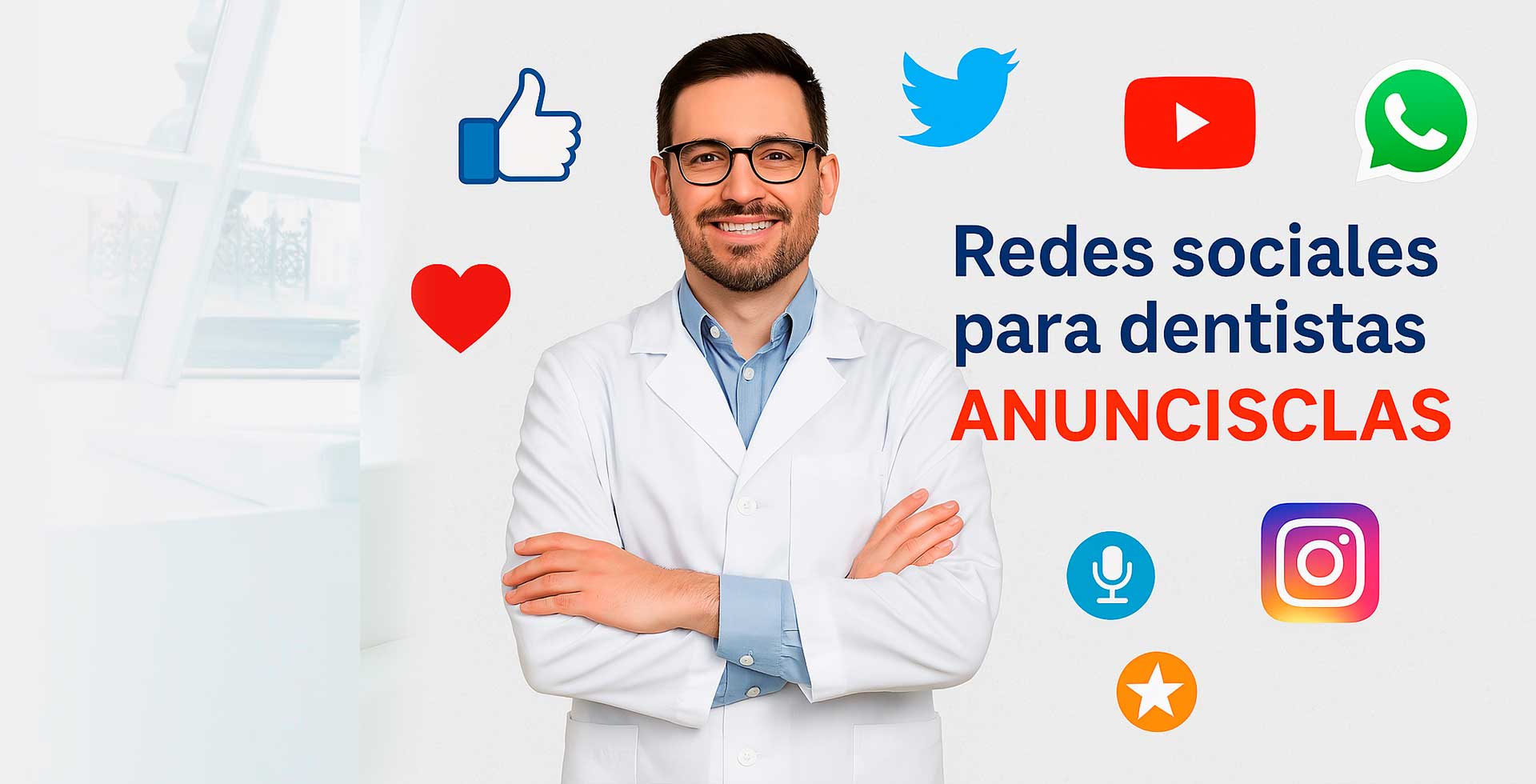 redes sociales para sector dental