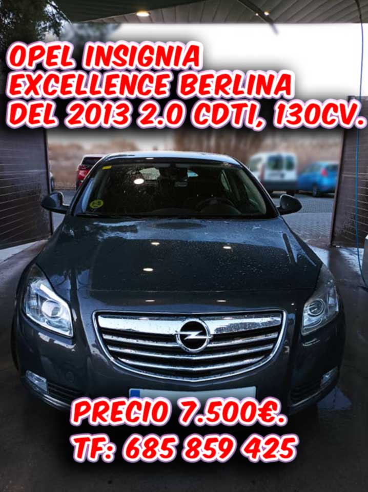 El Opel Insignia Excellence Berlina 2.0 CDTI, 130CV es una ocasión única en Lleida.