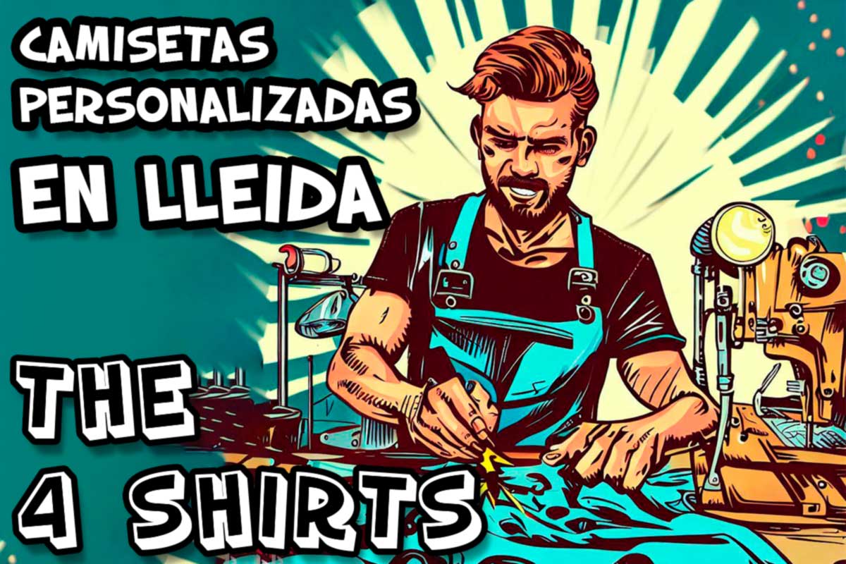 Descubre las mejores camisetas personalizadas de Lleida en The4shirts.com