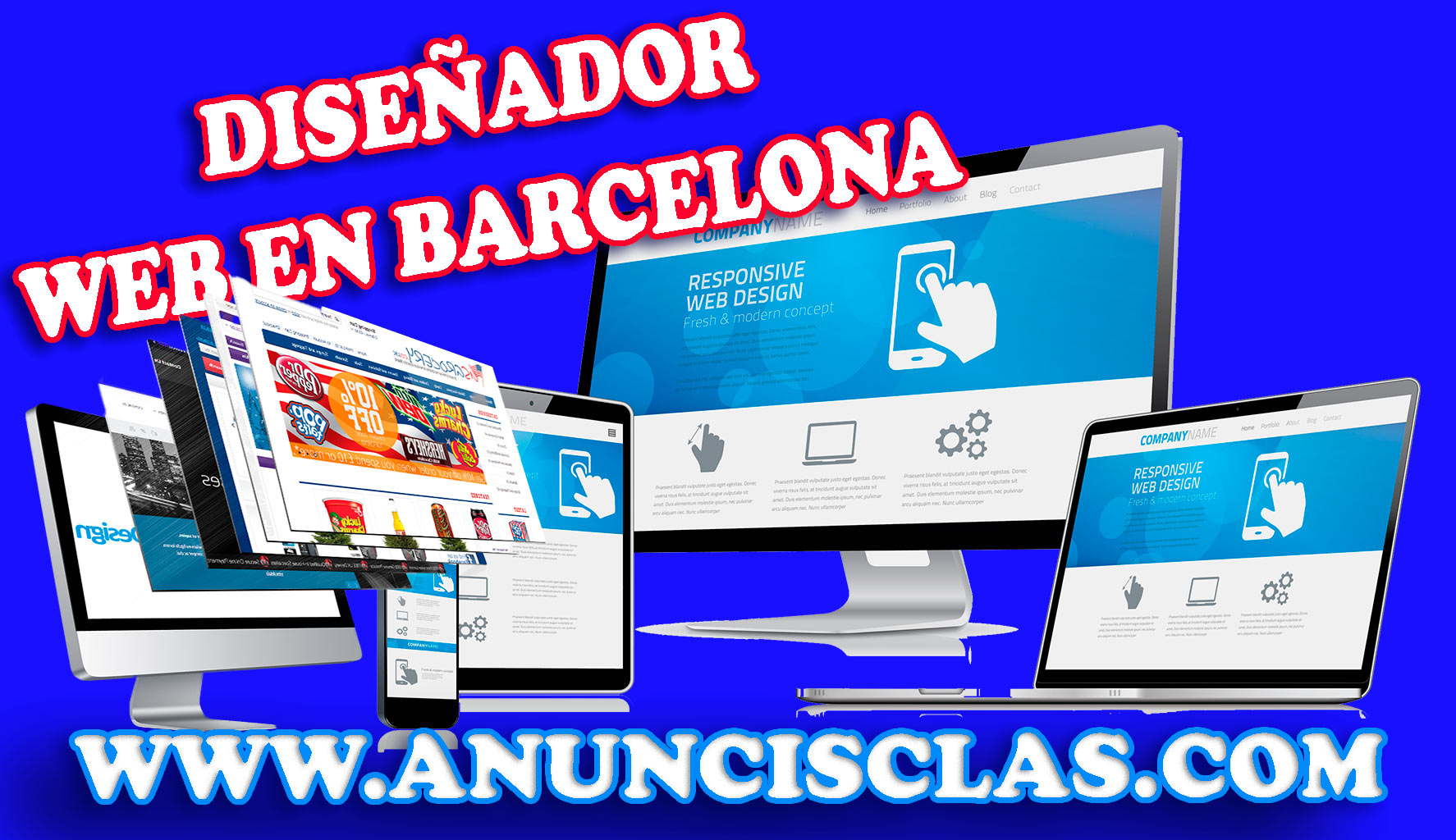 Descubre cómo nuestro equipo de expertos en diseño web en Barcelona puede transformar tu presencia en línea. Ofrecemos servicios de diseño web de alta calidad que se adaptan a tus necesidades y objetivos comerciales. Contáctanos hoy para una consulta gratuita y lleva tu sitio web al siguiente nivel.