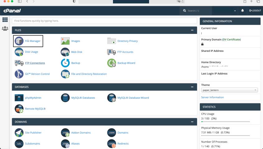 Cómo sacar el máximo partido a un cPanel Hosting para tu web.