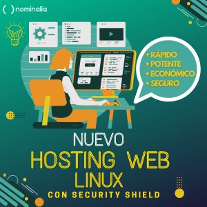 Nueva gama de Hosting web ultrarápido y seguro con hasta 54% de descuento. Planes multidominio con dominio, cuentas de correo y el mejor soporte del mercado. Alojamiento Linux con discos SSD NVMe