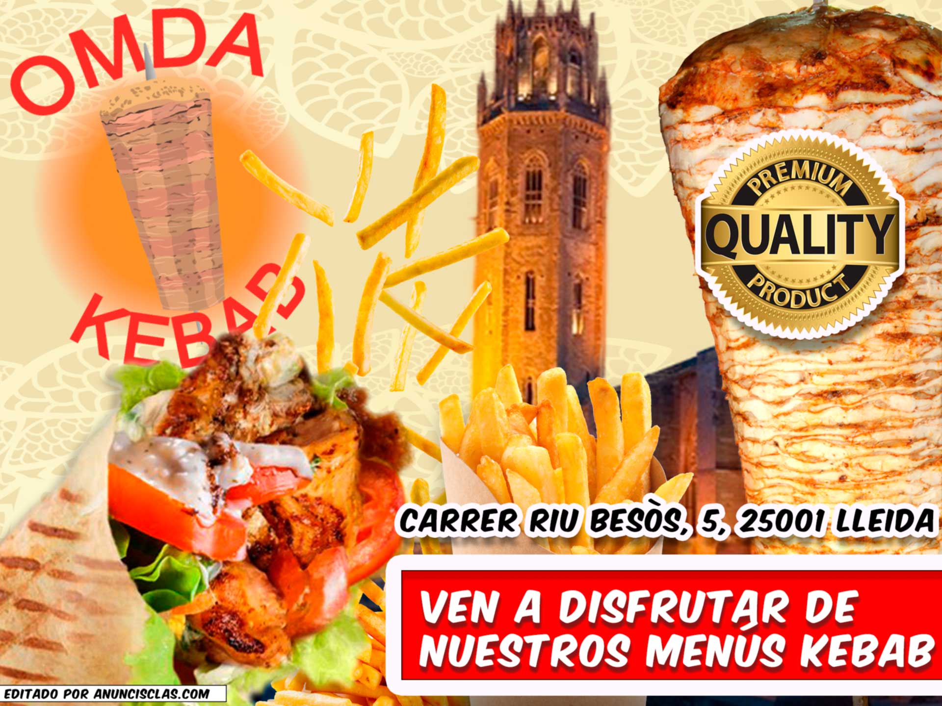 Página Web de Omdá Kebab