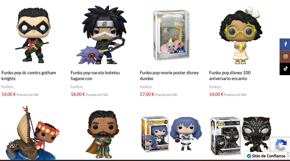 Tienda online de figuras funko en Barcelona y Lleida