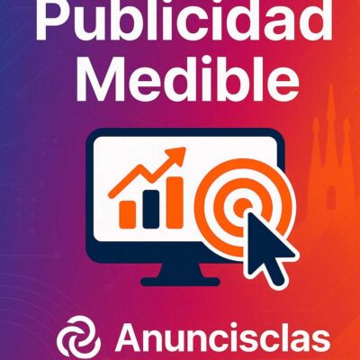 Medición y efectividad en las campañas, reflejando la esencia moderna y profesional de Anuncisclas.