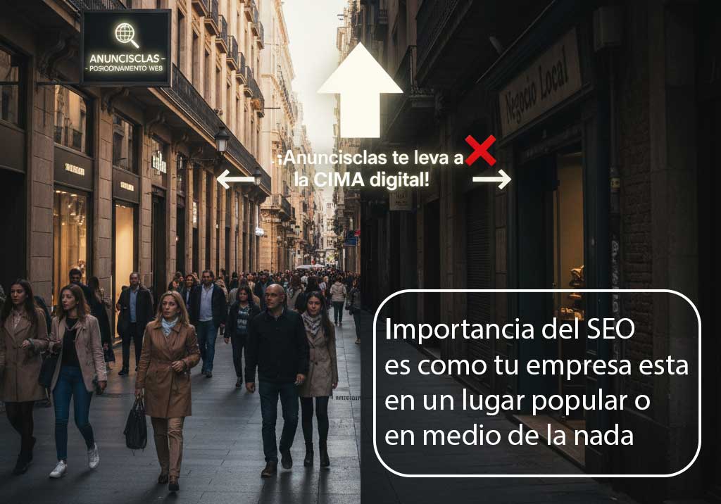 ¿Tu empresa está en la Milla de Oro o en un callejón oscuro? Sacamos tu negocio del callejón oscuro de internet. Con nuestra estrategia SEO, colocamos tu empresa en la Milla de Oro de Google para que te encuentren tus clientes.